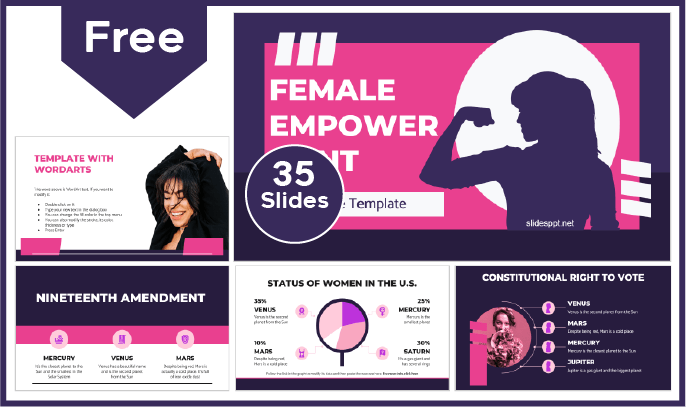 Free Female Empowerment Template for PowerPoint and Google Slides.