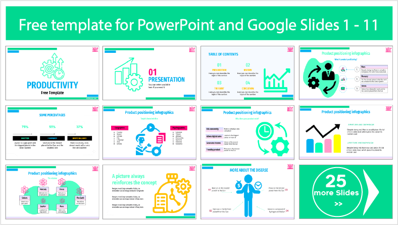 Modèles de productivité téléchargeables gratuitement pour PowerPoint et Google Slides.