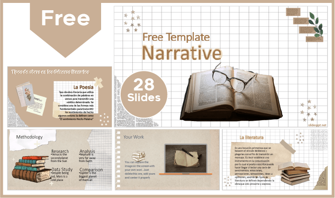Free Aesthetic Narrative Template for PowerPoint and Google Slides.