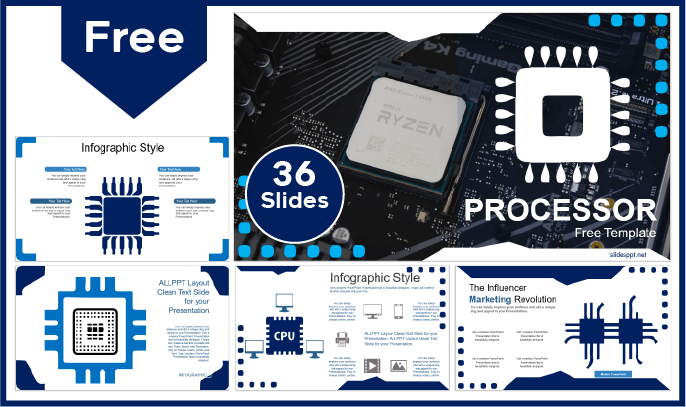 Free Processor Template for PowerPoint and Google Slides.