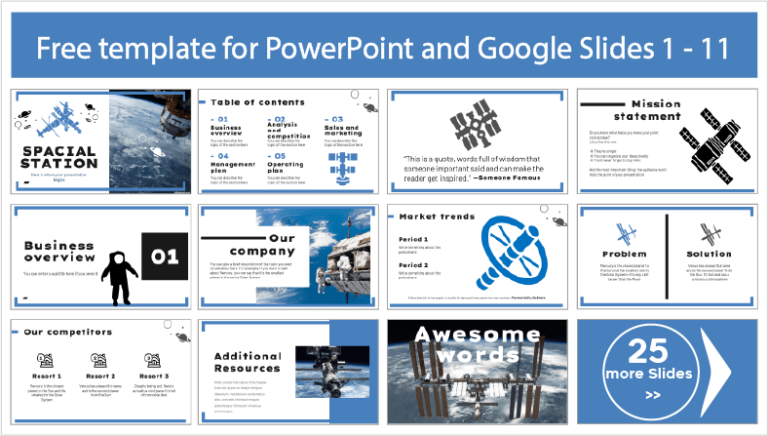 Space Station Template - PowerPoint Templates and Google Slides