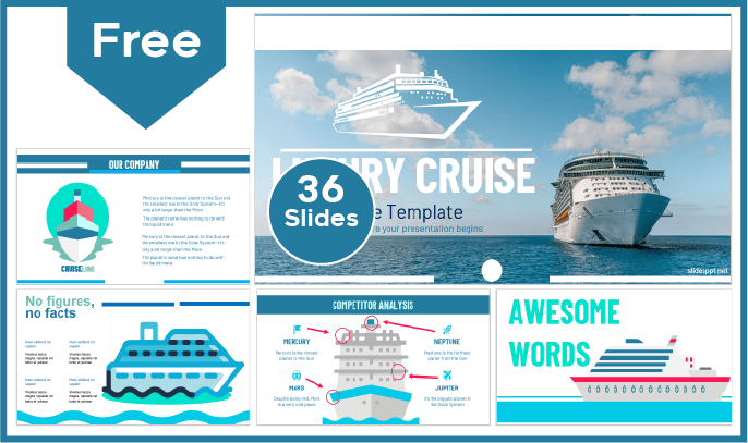 Free Cruise Template for PowerPoint and Google Slides.