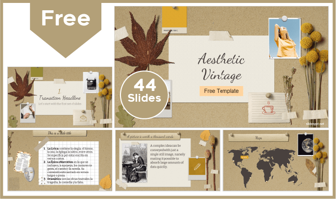 Aesthetic Vintage Template - PowerPoint Templates and Google Slides
