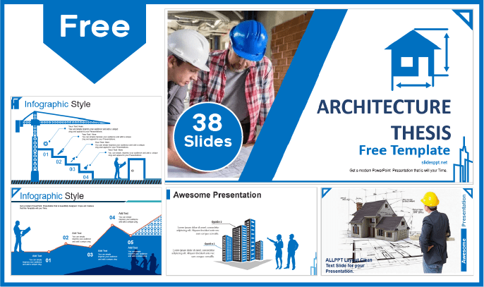 Free Architecture Thesis Template for PowerPoint and Google Slides.