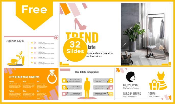 Free Current Trend Template for PowerPoint and Google Slides.