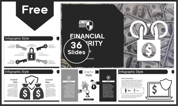 Modèle gratuit de sécurité financière pour PowerPoint et Google Slides.