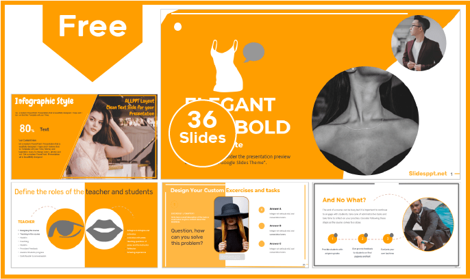 Free Elegant and Bold Template for PowerPoint and Google Slides.