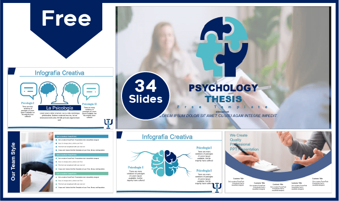 Free Psychology Thesis Template for PowerPoint and Google Slides.