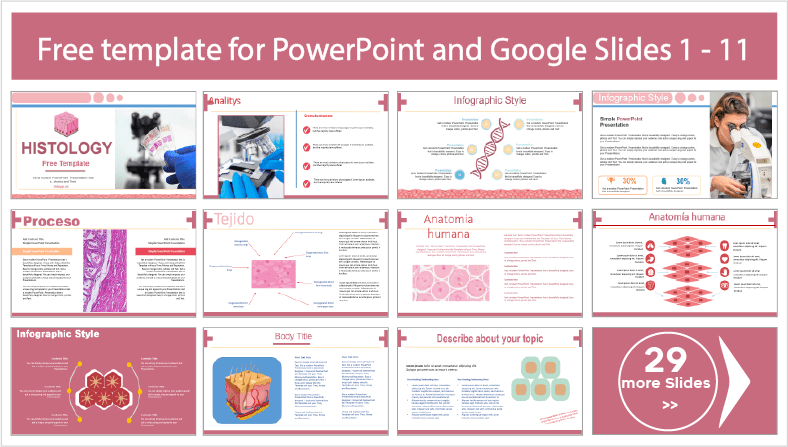 Descarregar gratuitamente modelos de Histologia PowerPoint e temas de Google Slides.