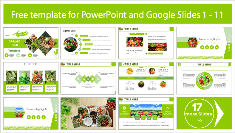 Téléchargez gratuitement des modèles PowerPoint et des thèmes Google Slides pour l'alimentation biologique.