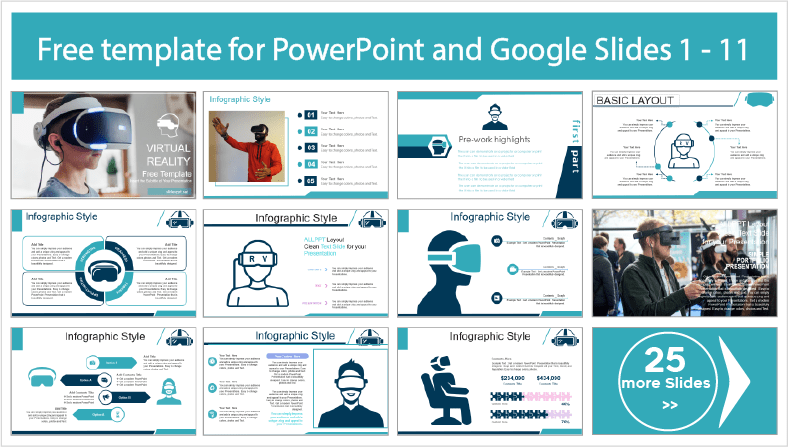 Téléchargez gratuitement des modèles PowerPoint de réalité virtuelle et des thèmes Google Slides.