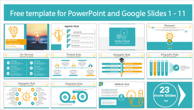 Creative Bulb Style Template - PowerPoint Templates and Google Slides