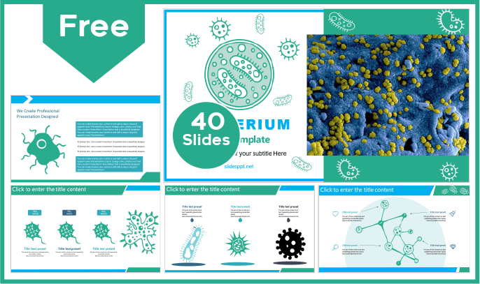 Free Bacteria Template for PowerPoint and Google Slides.