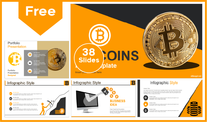 Free Bitcoin Template for PowerPoint and Google Slides.