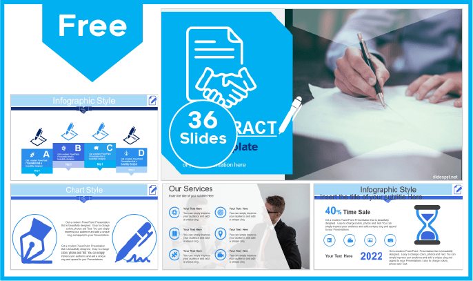 Free Contract Template for PowerPoint and Google Slides.
