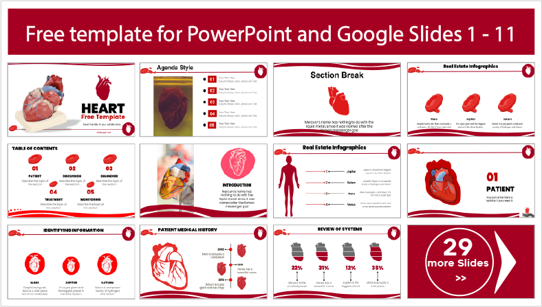 Descarregar gratuitamente os modelos do Human Heart PowerPoint e os temas do Google Slides.
