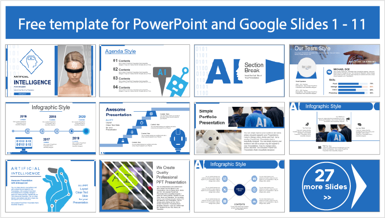 Artificial Intelligence Templates for free download in PowerPoint and Google Slides themes.