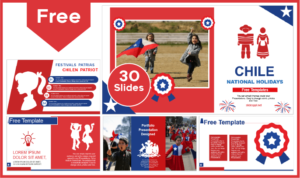 Free Children's Chilean National Holidays Template for PowerPoint and Google Slides