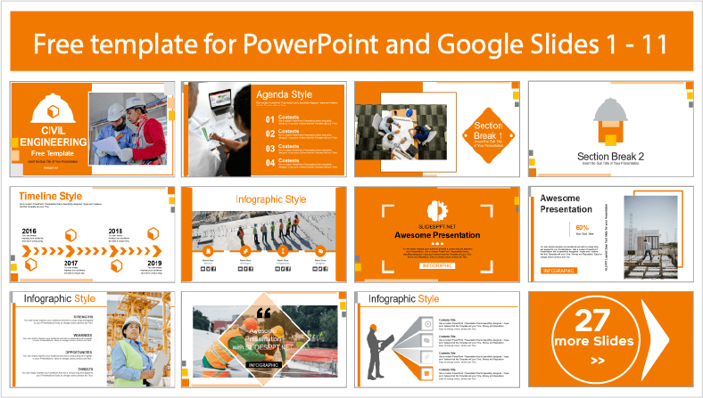 Laden Sie kostenlose PowerPoint-Vorlagen und Google Slides-Themen für das Bauwesen herunter.