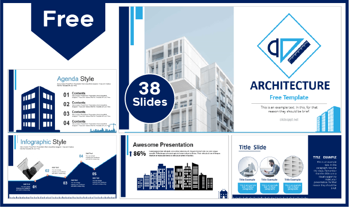Free Architecture Lesson Template for PowerPoint and Google Slides.