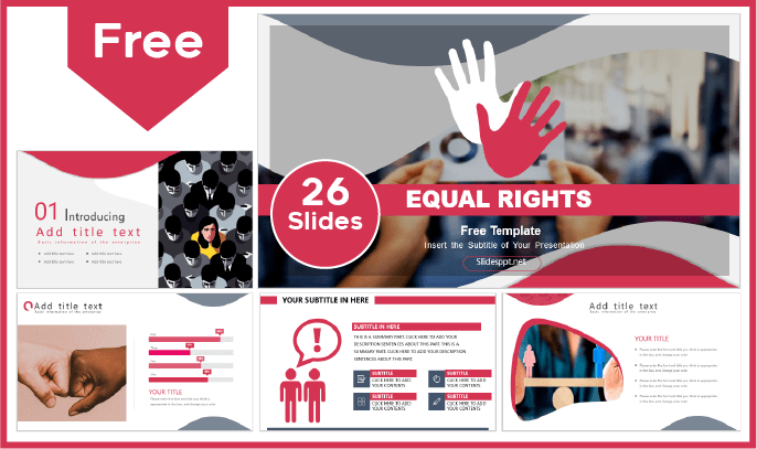 Free Equal Rights Template for PowerPoint and Google Slides.