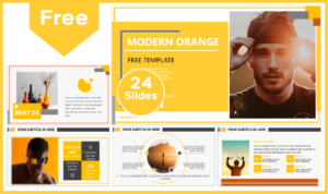 Modern orange color Template - PowerPoint Templates and Google Slides