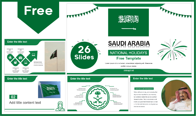 Saudi Arabia National Day Template PowerPoint Templates And Google Slides