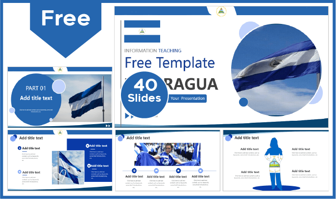 Free Nicaraguan National Holidays template for PowerPoint and Google Slides.