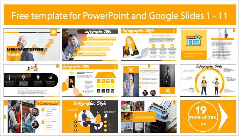 Free PowerPoint Templates for Entrepreneurship Projects and Google Slides themes for download.