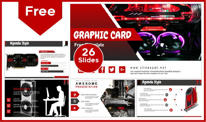 Free Video Card Template for PowerPoint and Google Slides.