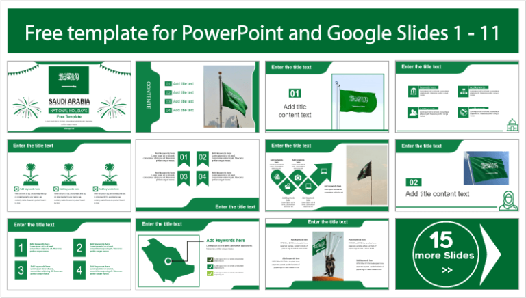 Saudi Arabia National Day Template PowerPoint Templates And Google Slides