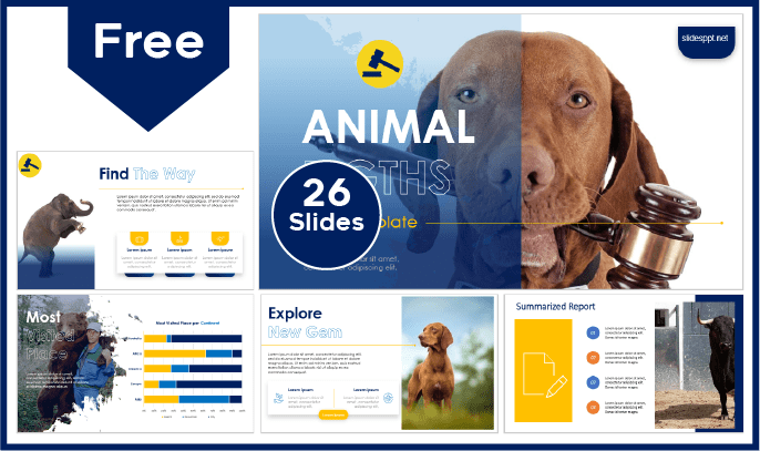 Free Animal Rights Template for PowerPoint and Google Slides.
