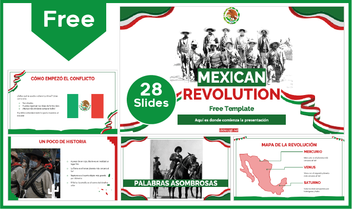 Free Mexican Revolution Template for PowerPoint and Google Slides.