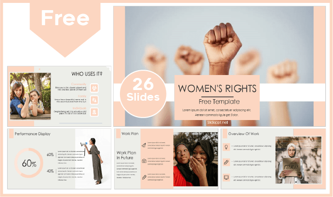 Free Women's Rights Template for PowerPoint and Google Slides.