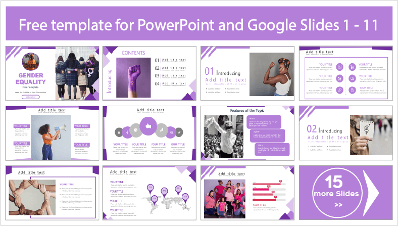 Gender Equality Templates for free download in PowerPoint and Google Slides themes.