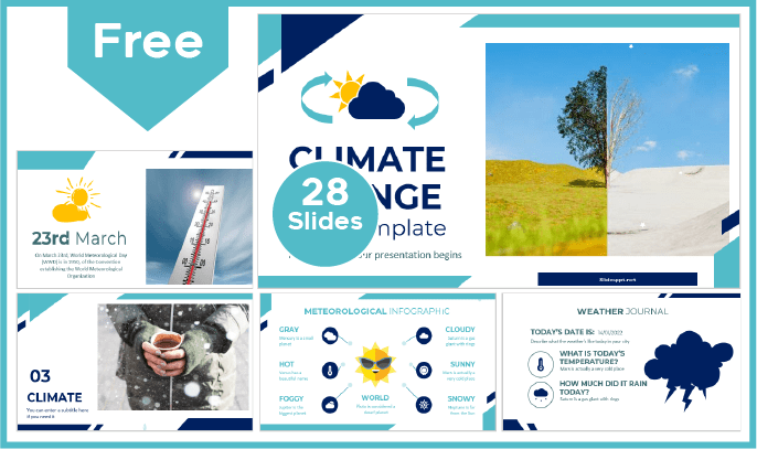 Free Climate Change Template for PowerPoint and Google Slides.