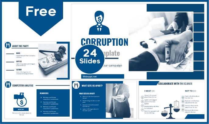 Free Corruption Template for PowerPoint and Google Slides.