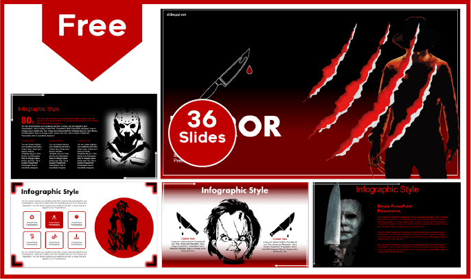 Free Horror Template for PowerPoint and Google Slides.