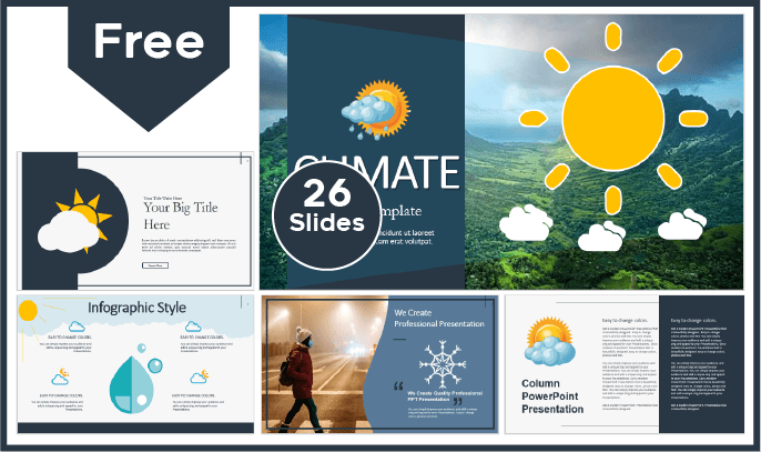 Free Weather Template for PowerPoint and Google Slides.