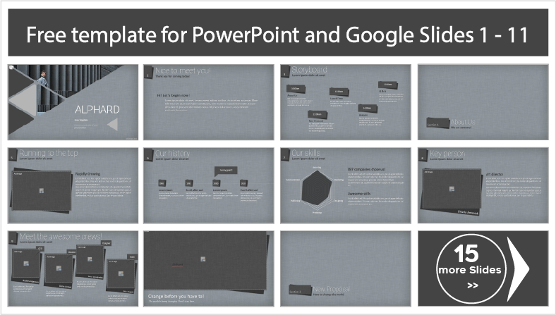 Laden Sie kostenlose animierte Alphard-Vorlagen für PowerPoint und Google Slides herunter.