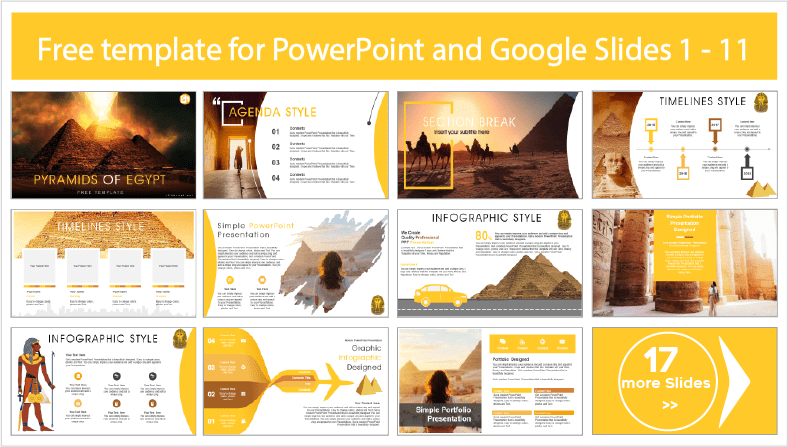Egyptian Pyramids Templates for free download in PowerPoint and Google Slides themes.