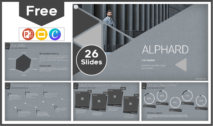 Free Alphard animated template for PowerPoint and Google Slides.