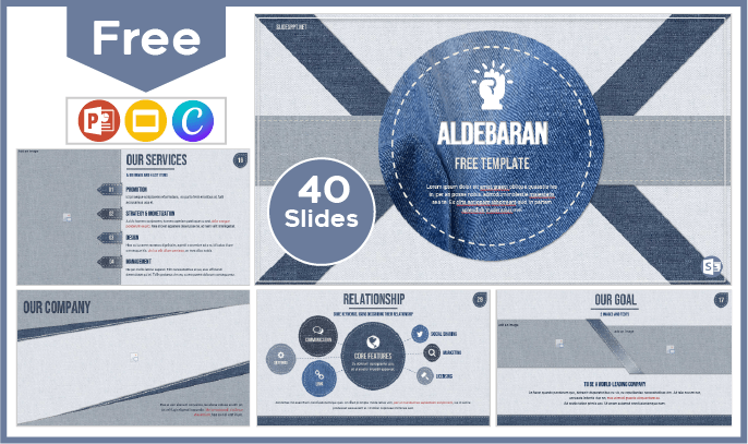 Plantilla animada Aldebaran gratis para PowerPoint y Google Slides.
