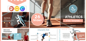 Free Athletics Template for PowerPoint and Google Slides.