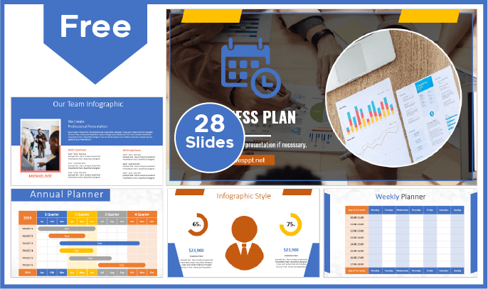 Plantilla de Plan de Negocios gratis para PowerPoint y Google Slides.