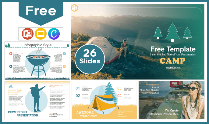 Free Camp template for PowerPoint and Google Slides.