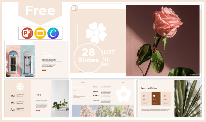Free Aesthetic Minimalist Template for PowerPoint and Google Slides.