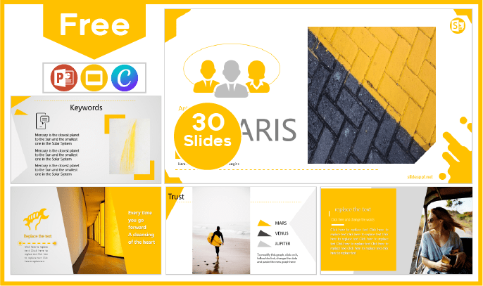 Free Polaris animated template for PowerPoint and Google Slides.