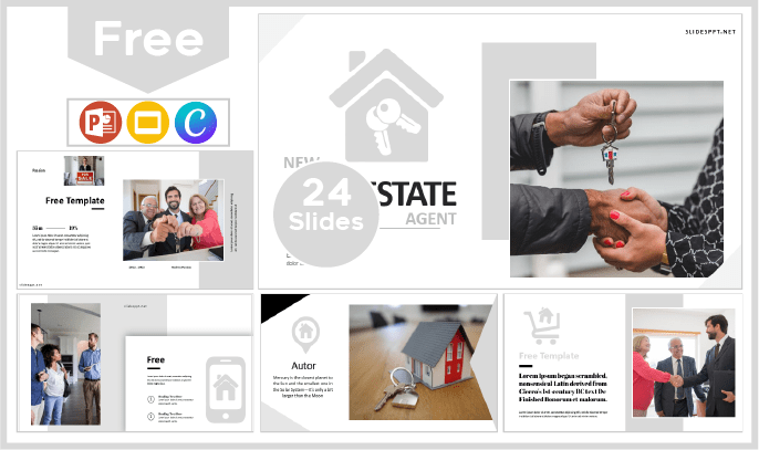 Free Real Estate Agent Template for PowerPoint and Google Slides.