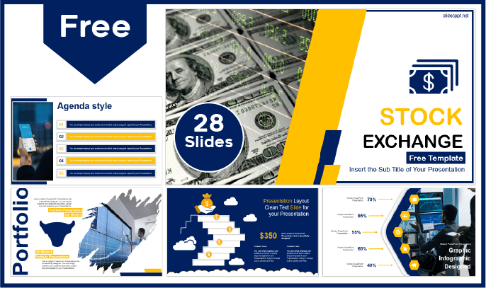 Free Stock Exchange Template for PowerPoint and Google Slides.